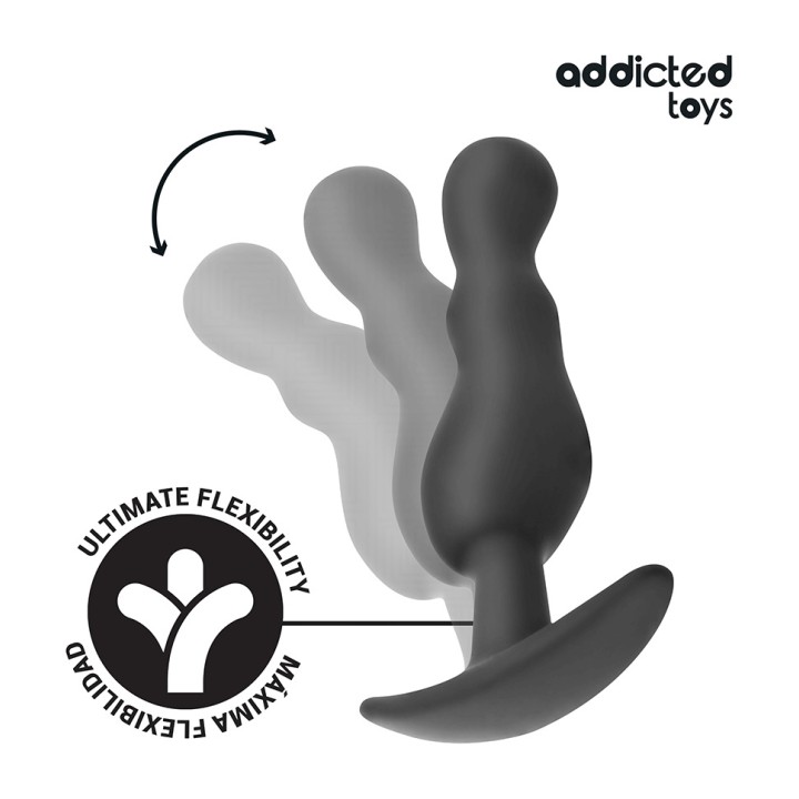ADDICTED TOYS Sada 3 analných plugov z siliconu model 1