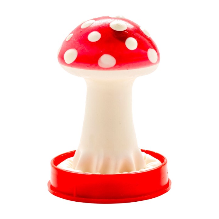 CONDOMERIE Decorative hand-painted poisonous mushroom-shaped