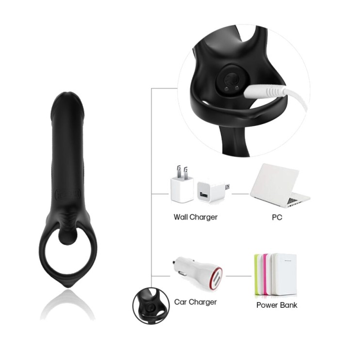 ARMONY Dildo con anillo y vibrador 50178