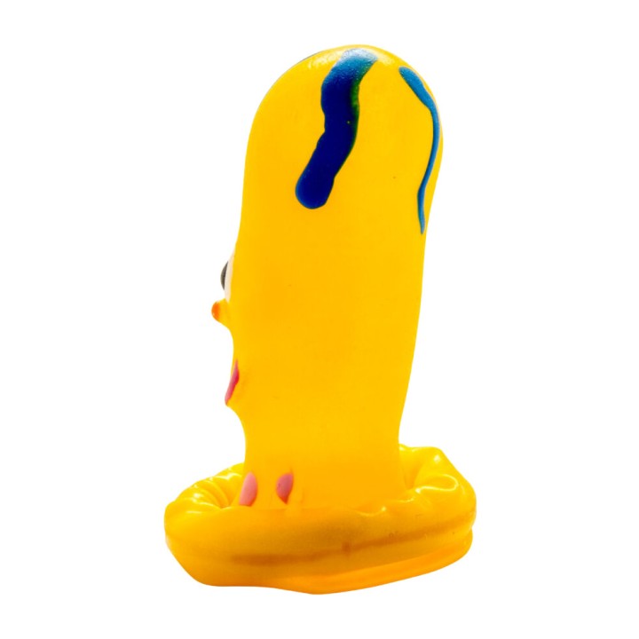 CONDOMERIE Handpainted dekorativt kondom med mødebild
