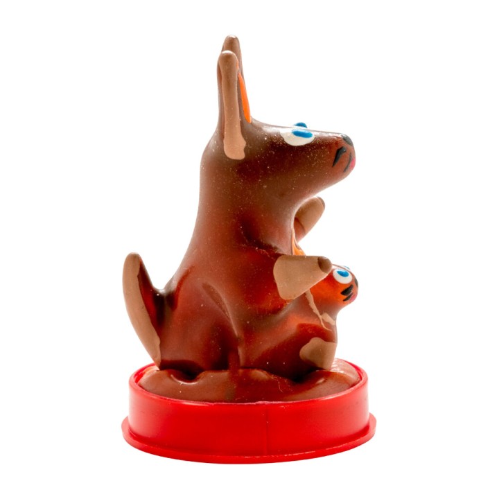 CONDOMERIE Decorative hand-painted kangaroo-shaped condom