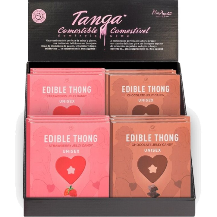 SECRETPLAY Eetbare lolly tanga in chocolade 49002 D-240138