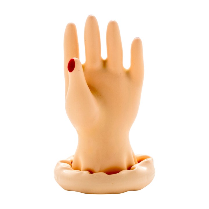 CONDOMERIE Decorative hand-painted palm-shaped item model 1