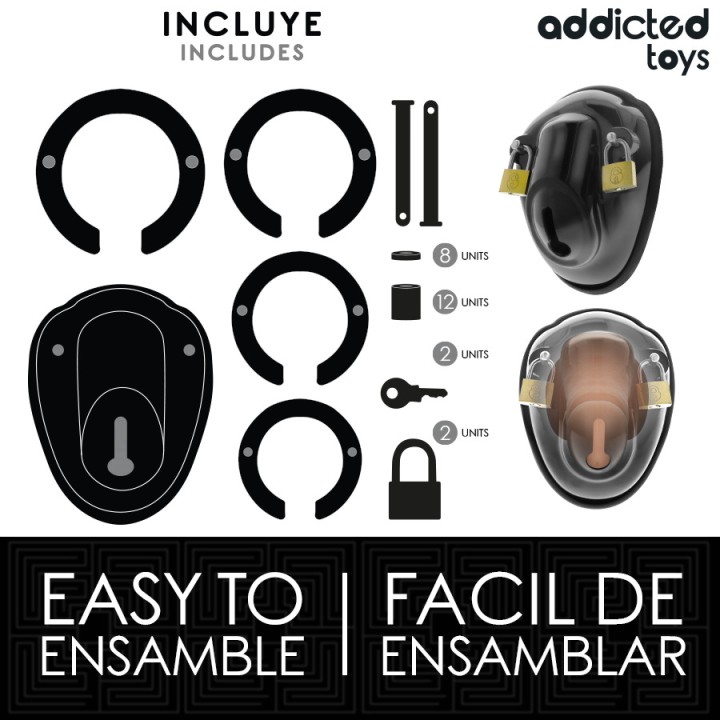 ADDICTED TOYS Penissocker LOCKED-KEYLESS-RESTRAINT-11,5CM