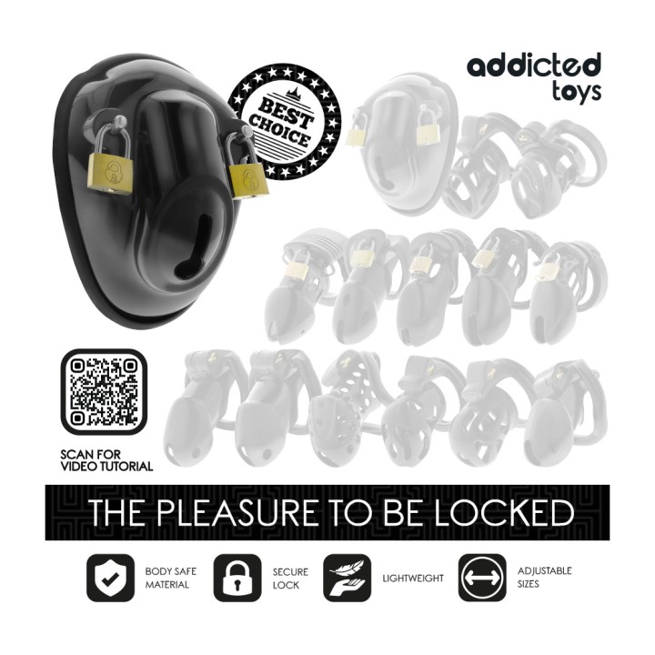ADDICTED TOYS Penissocker LOCKED-KEYLESS-RESTRAINT-11,5CM