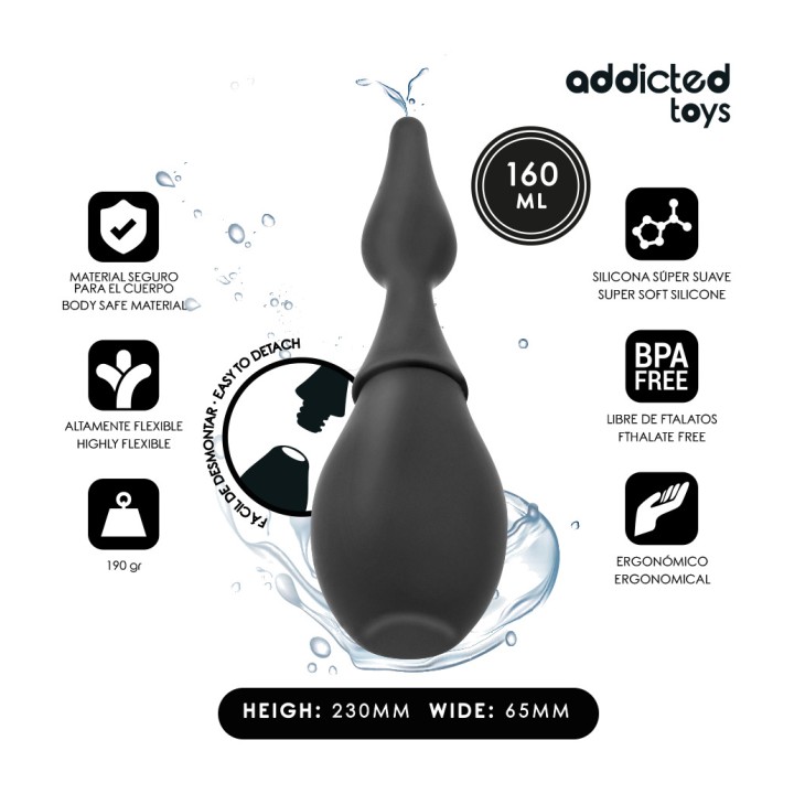 ADDICTED TOYS Netejant anal de viatge silicona model 1