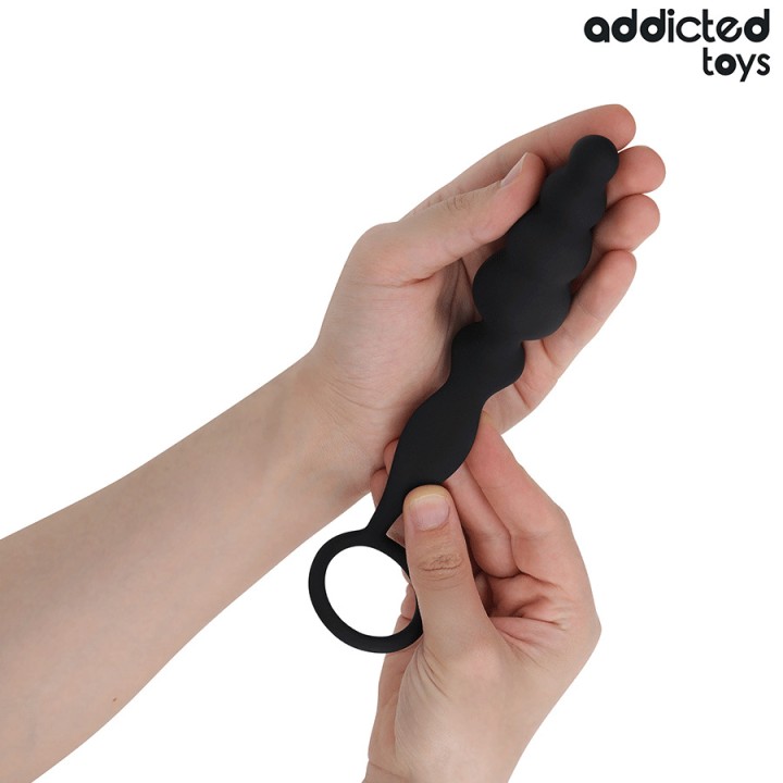 ADDICTED TOYS Analplug af silicon med ring, model 5 D-242877