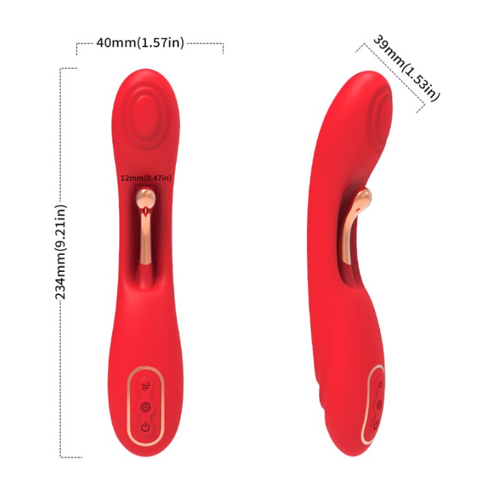 ARMONY Vibrátor s pohyblivou jazykom D-243055