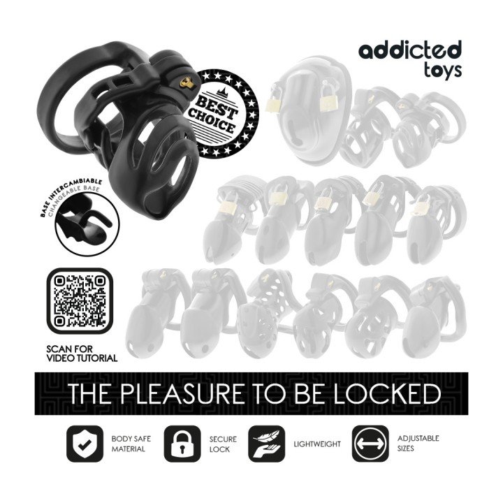 ADDICTED TOYS Penislokk LOCKED-ETERNAL LOCK 9 CM D-242959