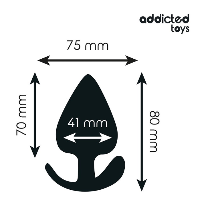 ADDICTED TOYS Plug anal de silicong 5,3-11CM D-242838VAR