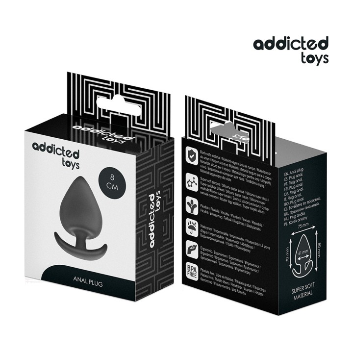 ADDICTED TOYS Analplug av silikon 5,3-11CM D-242838VAR