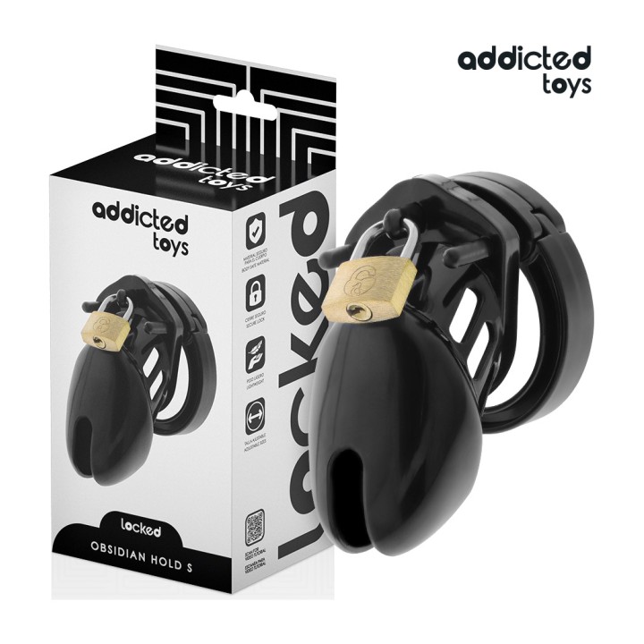 ADDICTED TOYS Penis cage LOCKED-OBSIDIAN-HOLD D-242955VAR