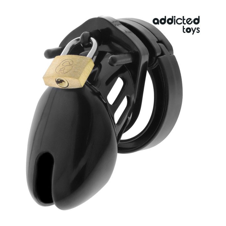 ADDICTED TOYS Pénisová kleceľ LOCKED-OBSIDIAN-HOLD