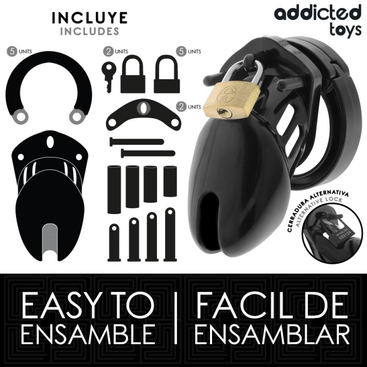 ADDICTED TOYS Penissocker LOCKED-OBSIDIAN-HOLD D-242955VAR