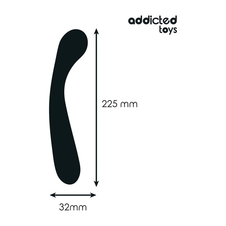 ADDICTED TOYS Massages anal double en silicone 22,5 CM