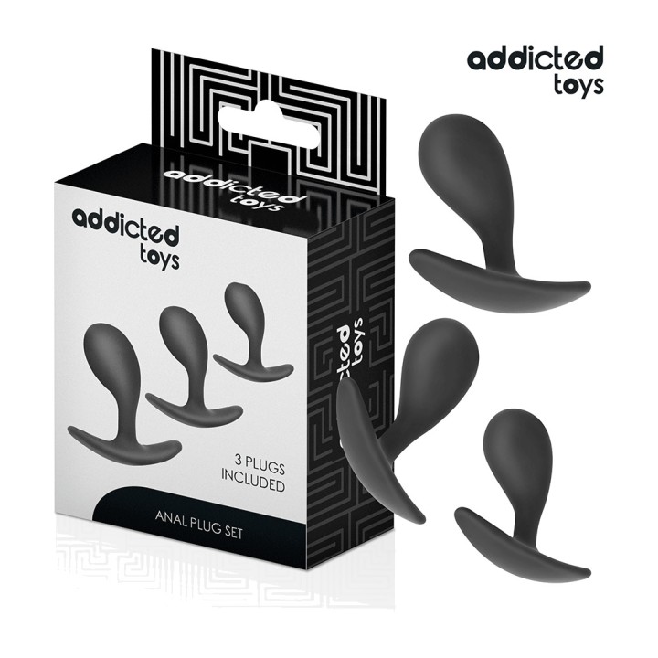 ADDICTED TOYS Három db analózis csapó, szilikon, model 3