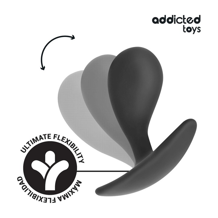 ADDICTED TOYS Set de trois plugs anale en silicone modèle 3