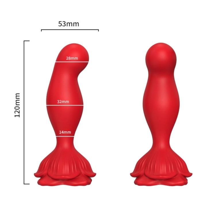 ARMONY Rose-shaped vibrator and remote-controlled anal plug