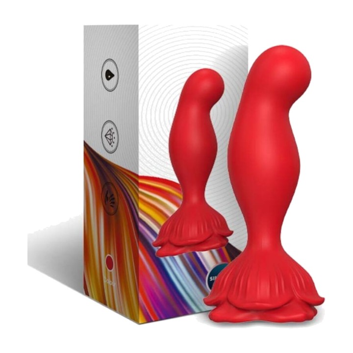 ARMONY Vibrateur en forme de rose et plug anal avec