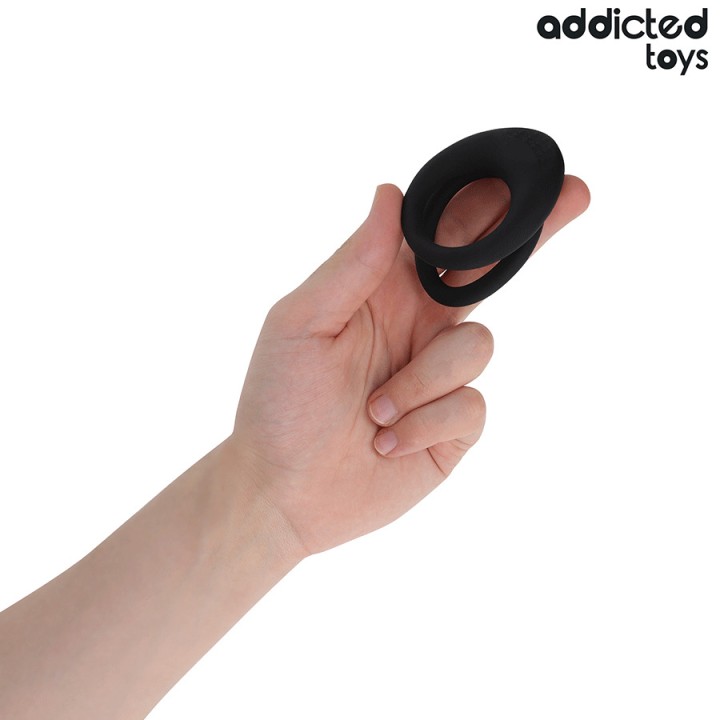 ADDICTED TOYS Dobbelt textureret ring for penissen D-242862