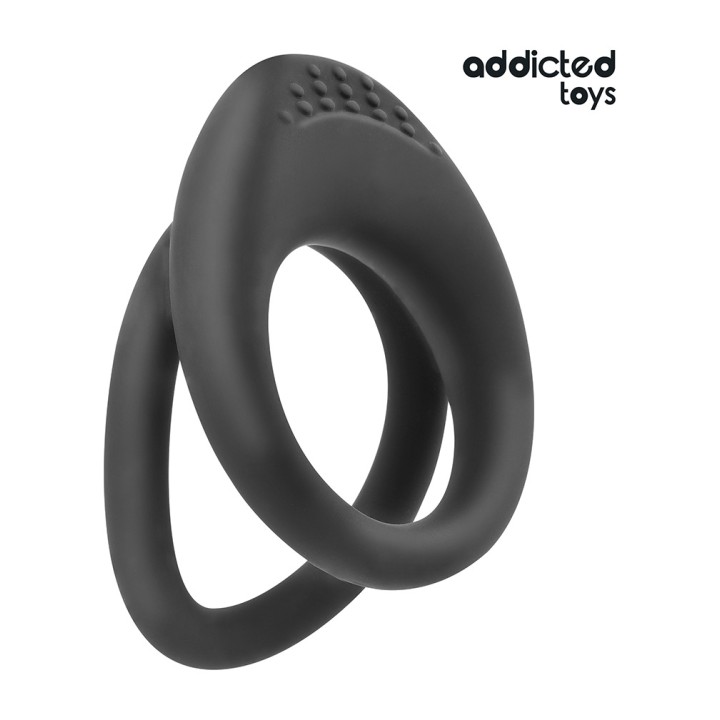 ADDICTED TOYS Anello texturizzato doppio per il pene