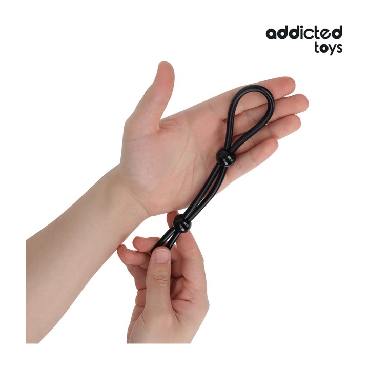 ADDICTED TOYS Corda in silicone per pene laccio doppio