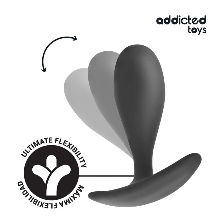 ADDICTED TOYS Set med 3 analpluggar i silikon, modell 2