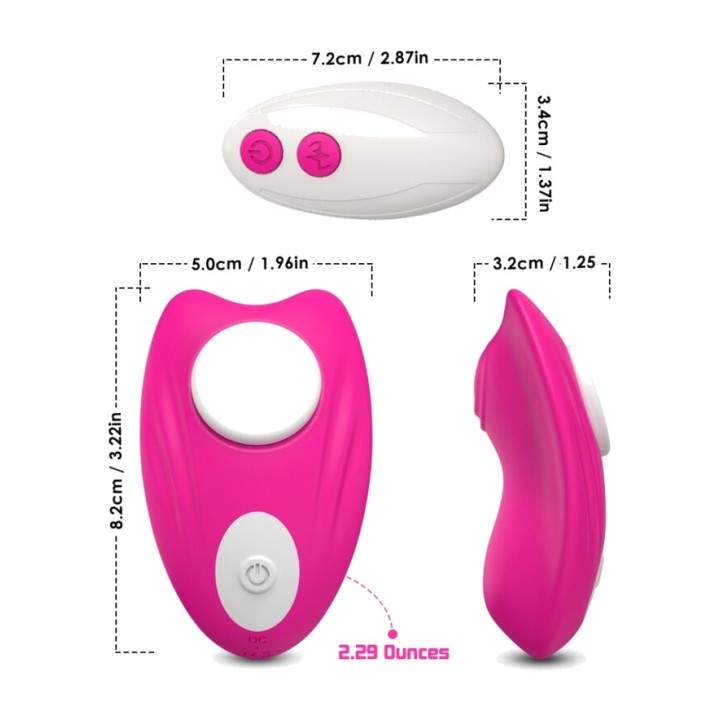 ARMONY Remote-controlled thong vibrator BUTTERFLY