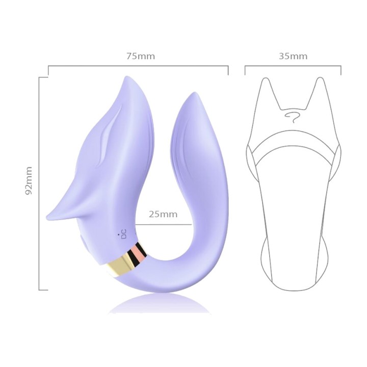 ARMONY Vibrador para parejas con control remoto FOX