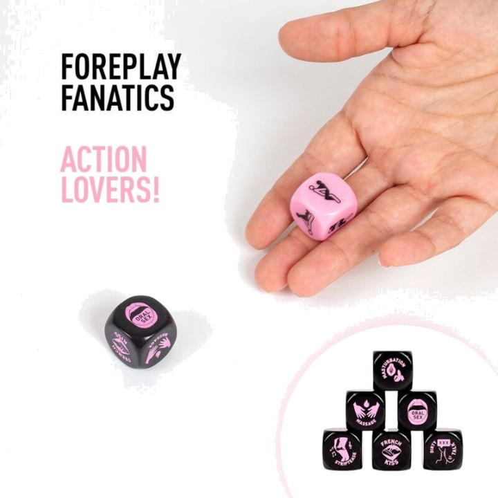 SECRETPLAY Joc de 2 daus èròtics FOREPLAY-FANATICS D-239389