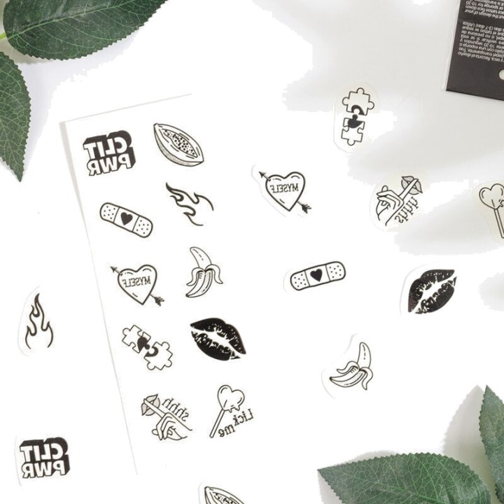 SECRETPLAY Kit com 10 tattoos temporários CANDY COLLECTION
