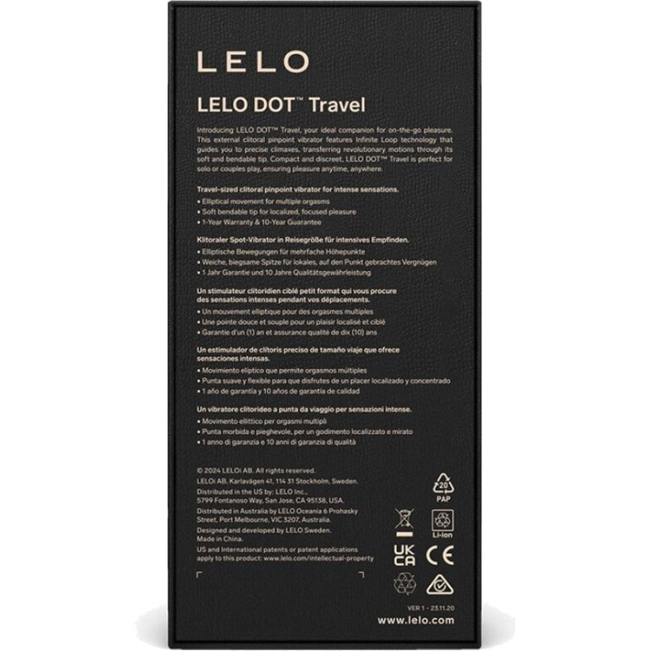 LELO Cliterstimulator DOT TRAVEL D-240513VAR