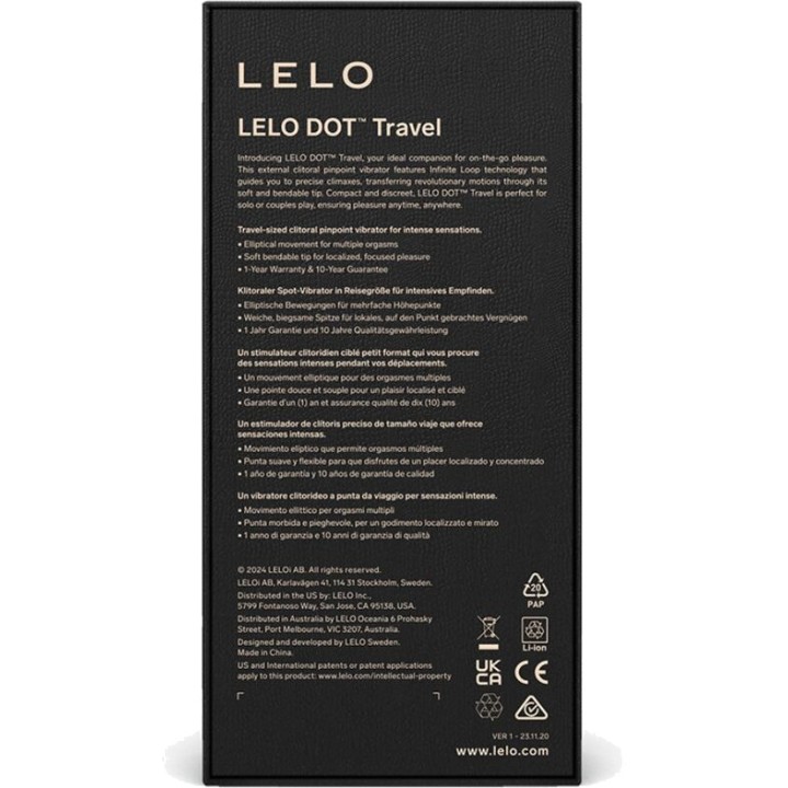 LELO Stymulator klitorisa DOT TRAVEL D-240513VAR