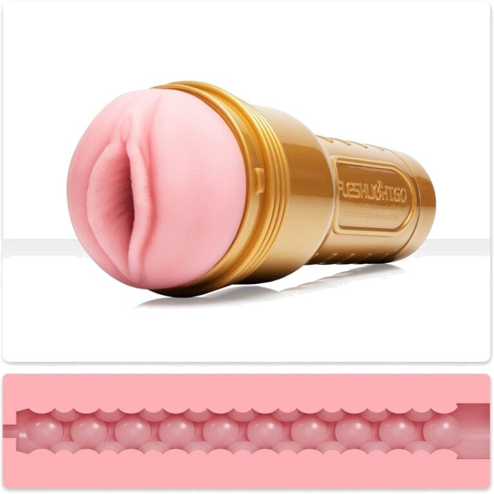 FLESHLIGHT Pack de masturbator vagina cu automatic și lube