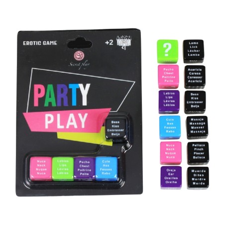 erotiset nopat, 5 kappaletta party-play