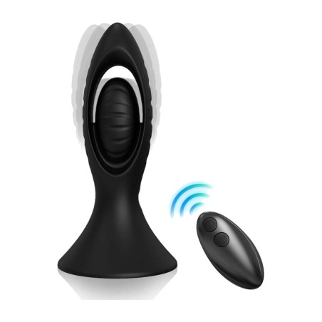 vibratør og analplug af silicon 46593