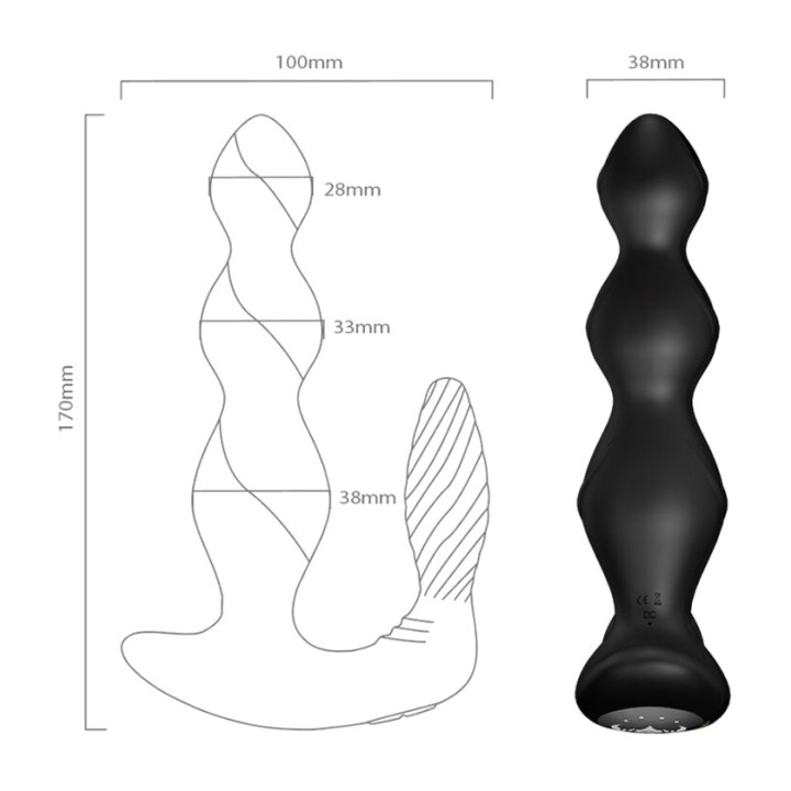 ARMONY Remote-controlled vibrator and anal stimulator