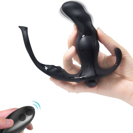 prostate massager with ring and remote control knight