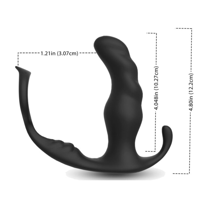 ARMONY Vibratore anale per prostata con anello e telecomando