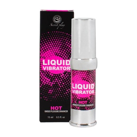liquid vibratory stimulator with heat effect hot-stimulator 15 ml