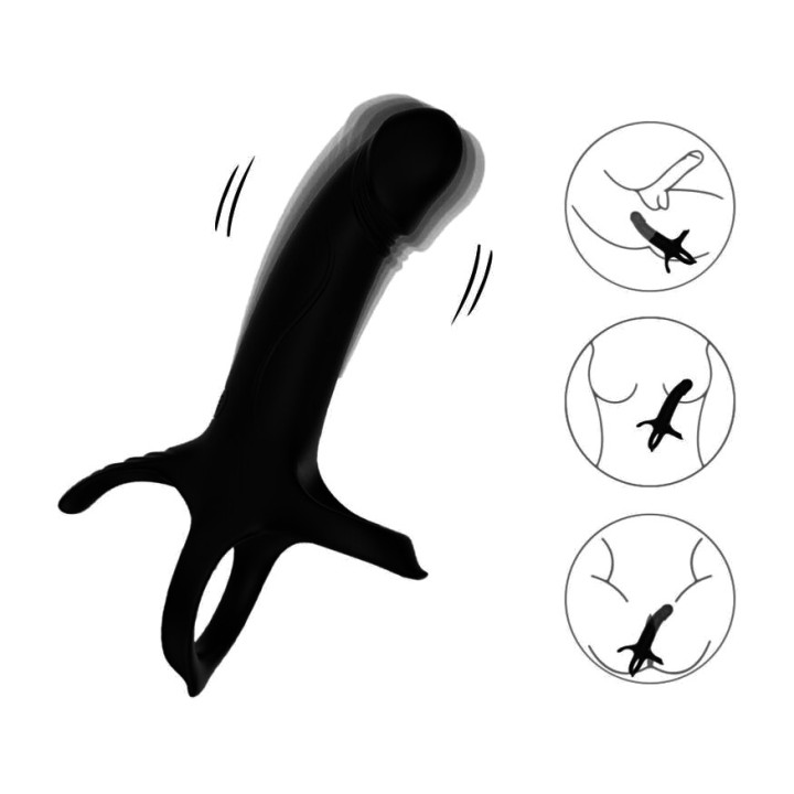 ARMONY Dildo with ring, vibrator and remote control 46570