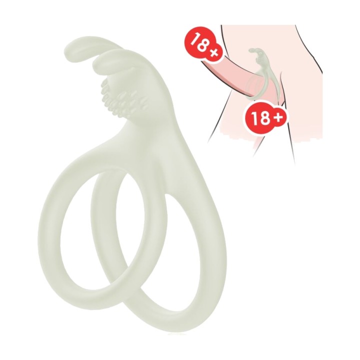 ARMONY Doppio anello rabbit per il pene TENSY D-238017VAR