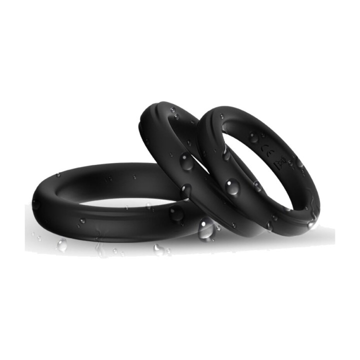ARMONY Anillo triple de silicona para el pene