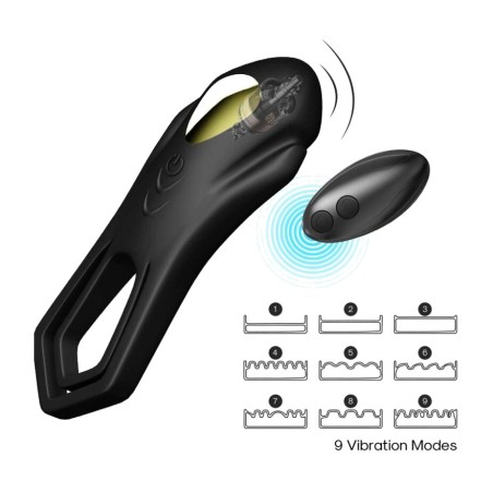 duo vibrating ring with remote control roadster