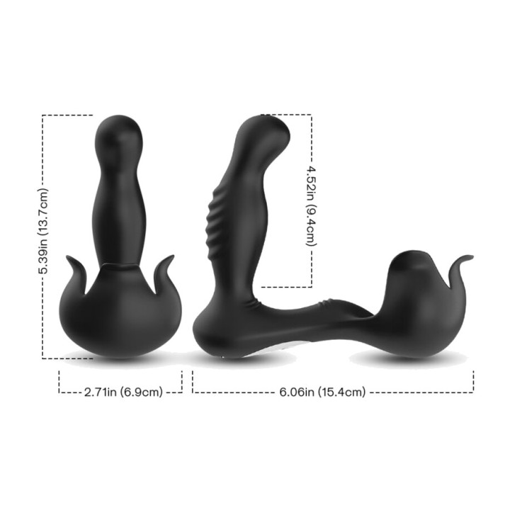 ARMONY Anal vibrator with testicle stimulator and remote