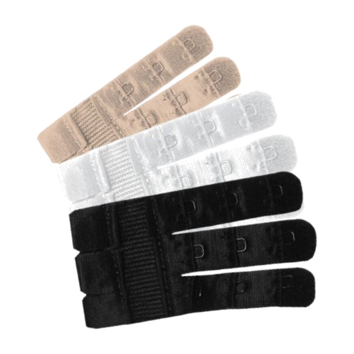 BYE BRA Pack of 3 flexible contour extenders with three