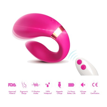 remote-controlled couples vibrator crescent-46530