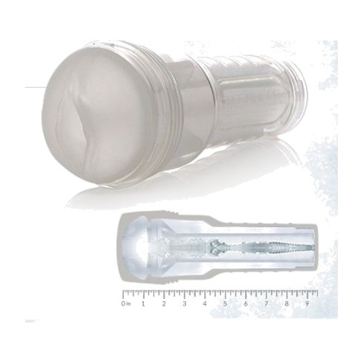 FLESHLIGHT Ottimo maschile vagina trasparente ICE LADY