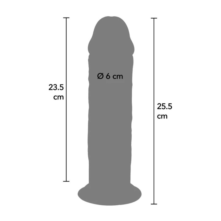 GET REAL Dildo realista grosso de dupla densidade TPE DELUXE