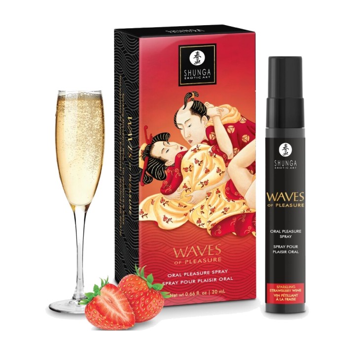 SHUNGA Spray per sesso orale con gusto WAVES PLEASURE 20 ML